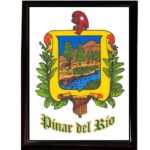 Pinar del Rio Coat of Arms Wall Plaque 7" X 9"