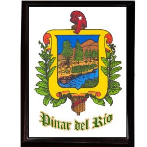 Pinar del Rio Coat of Arms Wall Plaque 7" X 9"