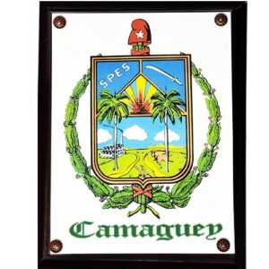Camaguey Coat of Arms Wall Plaque 7" X 9"