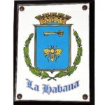 La Habana Coat of Arms Wall Plaque 7" X 9"