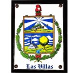 Las Villas Coat of Arms Wall Plaque 7" X 9"