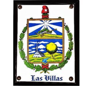 Las Villas Coat of Arms Wall Plaque 7" X 9"