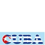 Decal CUBA 4" x 1 1/4"