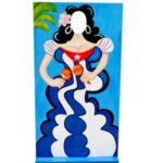 Prop Cuban Rumbera con Maracas 60" x 48"