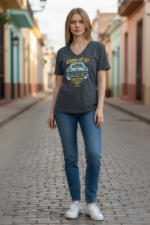 Find Your Cuba V-Neck Graphic T-Shirt
