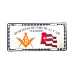 License Tag Gran Logia de Cuba