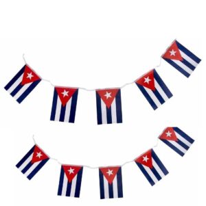 String of Cuban Flags