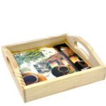 Wood Tray Retro Camaguey Image 6" x 4"