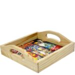 Wood Tray Retro Cuban Collage 6" x 4”