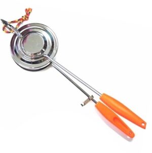 Disco Volador for Sandwiches. Metal with Stay Cool Handles