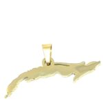 Pendant Isle of Cuba Gold Plated