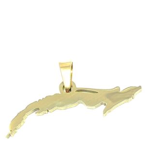 Pendant Isle of Cuba Gold Plated