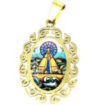 Pendant Virgen de la Caridad 1 3/4"