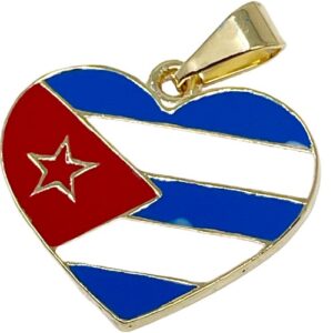 Pendant Cuban Heart 1"