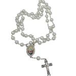 Rosary with Caridad del Cobre Silver Plated