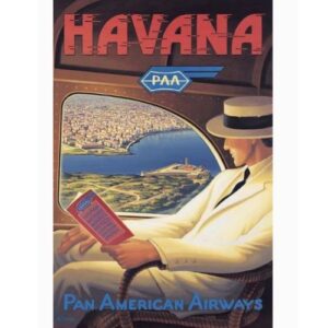 Framed Retro Image “Pan American Airlines” 1940’s 16″ x 20″ Height