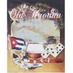 Framed Retro Image "Old Havana" for the 1950's 16" x 20" Height