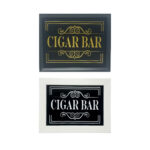 Vintage Cigar Bar Framed Sign – Available in Golden or White