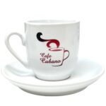 Demitasse Set – Cuban Coffee Design with Metal Stand