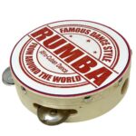 Tambourine 6" with famous dance style image.