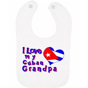 Baby Bib - "I Love My Cuban" (Customizable)