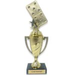 14” Domino Trophy " El Mas Agacha'o "