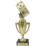 14” Domino Trophy "El Rey del Forro"
