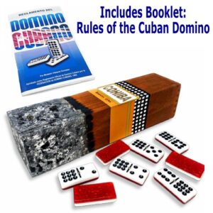 Double Nine Domino Set in Cigar Shaped Box