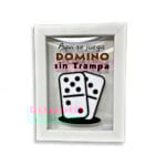"Aqui se Juega Domino Sin Trampas" for Wall or Table