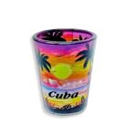 (2.25”) Shot Glass Cuban Sunset
