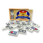 Cuban Double Nine Domino Set – Wooden Box with Custom Design