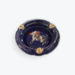 Ceramic Ashtray with Napoleon on Horseback Design