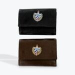 Black Leather Key Holder with Cuban Coat of Arms