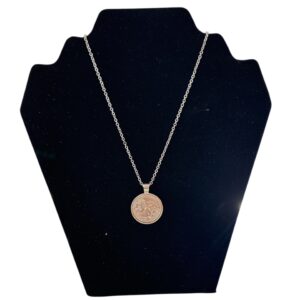 Celia Cruz 25¢ Commemorative Coin Necklace – Stainless Steel