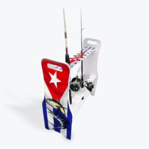 Cuban Flag Fishing Rod Rack – 12 Slot