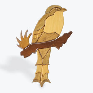 Handcrafted Cuban Tocororo Wood Wall Art