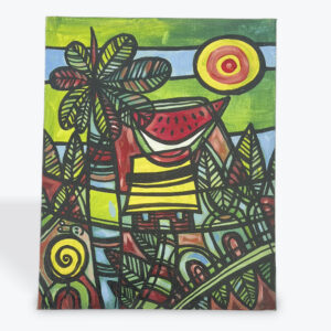 Paisaje Tropical en Estilo Naíf