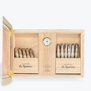 Hidden Cigar Humidor Wall Art – “La Rumbera” Edition