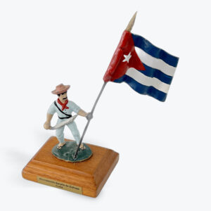 Cuban Flag Bearer Figurine – Battle of Coliseo