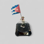 Cuban Mambi Soldier Figurine with Flag – Saluting Pose