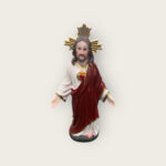 Sacred Heart of Jesus Statue – Red & White Robes
