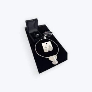 Contemporary Stainless Steel Jewelry Set