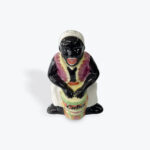 Cuban Ceramic Drummer Figurine Set Sal & Pimienta