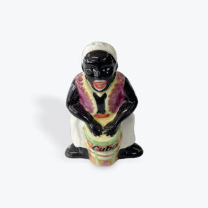Cuban Ceramic Drummer Figurine Set Sal & Pimienta