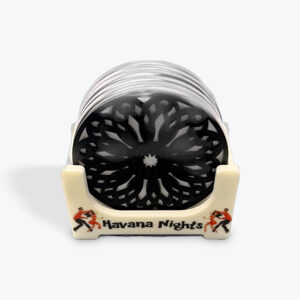 “Havana Nights” Coaster Set – 6 Pieces