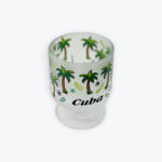 Cuba Palm Tree Frosted Shot Glass