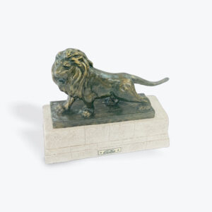 El Paseo del Prado Lion Figurine.