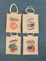 Jute Tote Bag – Cuban-Inspired Designs