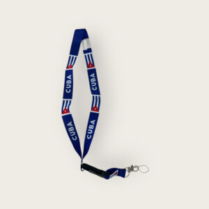 Cuba Flag Lanyard with Clip