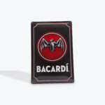 Bacardi Metal Sign – Bat Logo Design